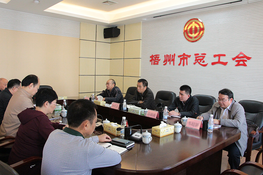 自治區(qū)總工會調研組到梧州調研(圖文)